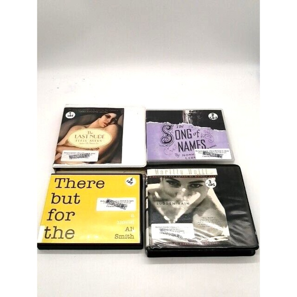 Audio Books on CD Contemporary Relationships Fiction Lot of 4 Various Authors